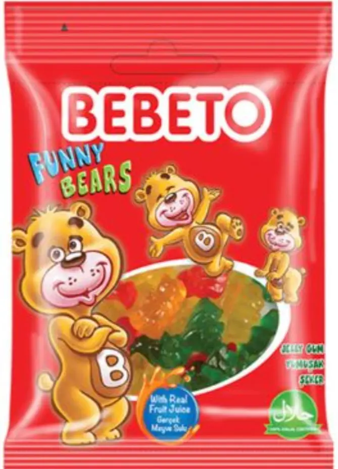 Bebeto Funny Bears Jelly Sweets 20G