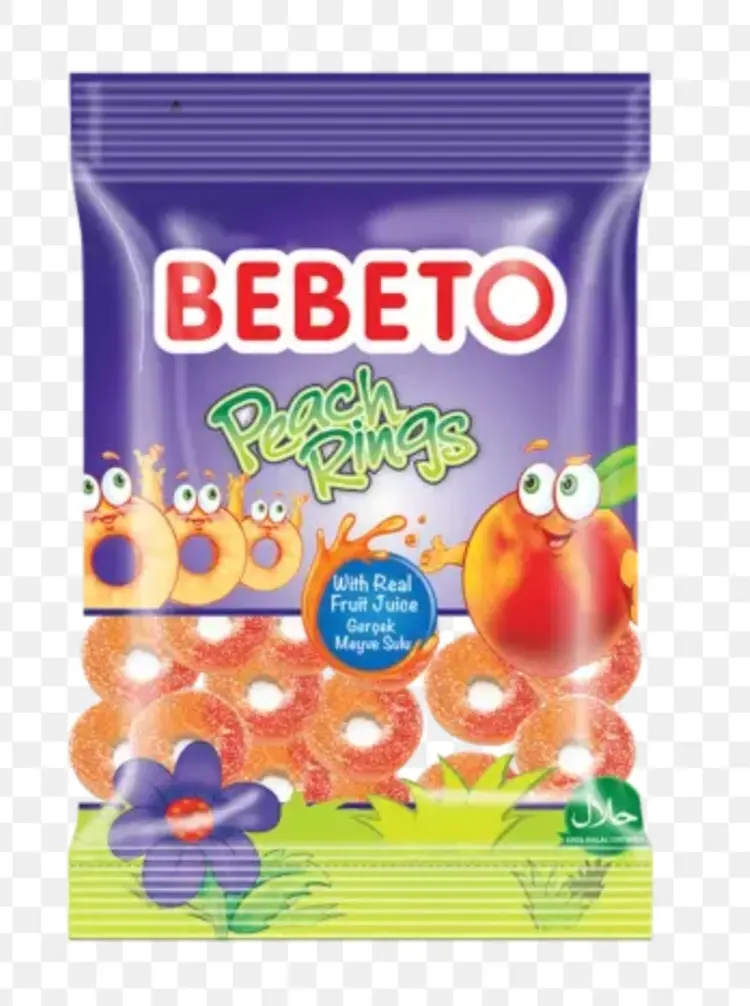 Bebeto peachrings 18g