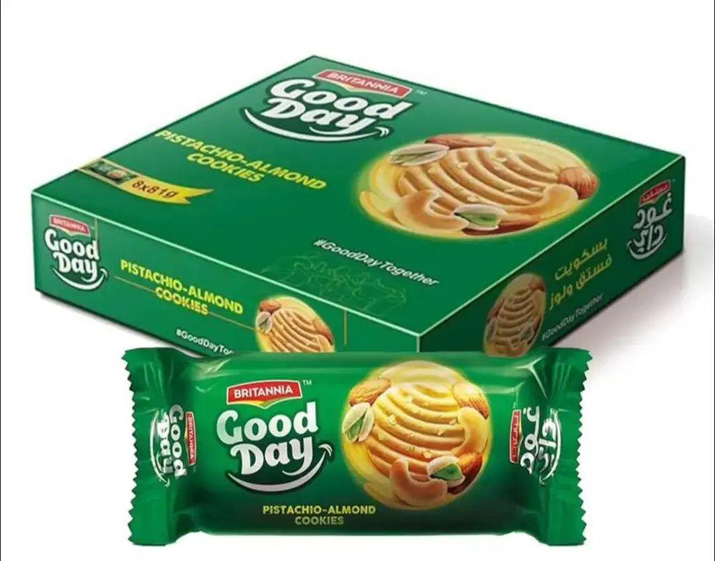 Britannia Pista-almond Cookie 72 GM