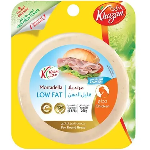 Khazan Mortadella Chicken Slc 250g