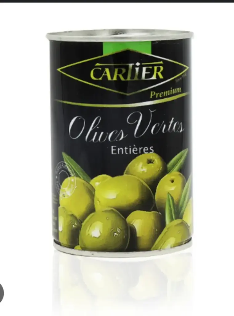 Cartier Whole Green Olives 225g