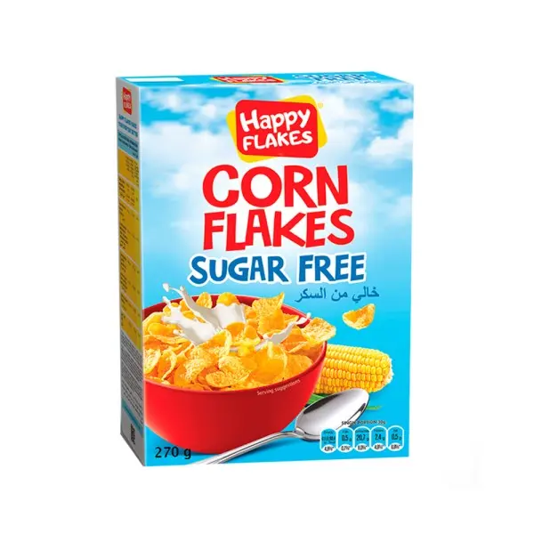 Happy Flakes No Add Sugar Corn 375g