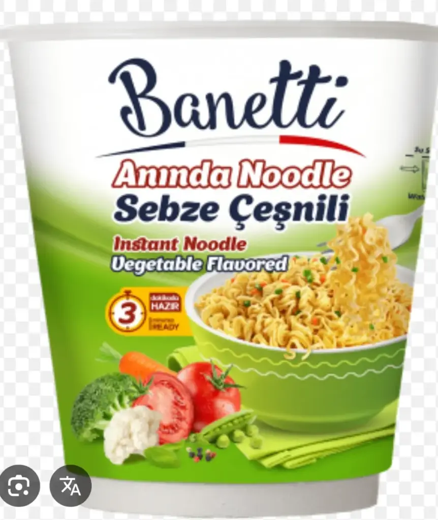 Banetti Noodle Cup Vegitable 65g