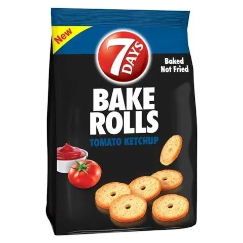 7Days Bake Rolls Tomato Ketchup 60g