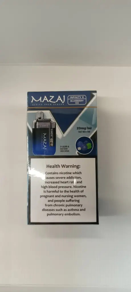 Mazaj infinity (BlueBerry Ice) 9000pufs 20mg 
