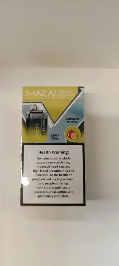 Mazaj infinity (Passion Fruit)9000pufs 20mg 