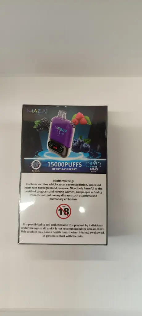Mazaj Turbo (Berry RaspBerry)15000puffs 20mg