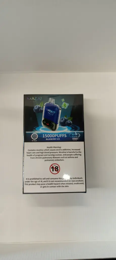 Mazaj Turbo (BlueBerry Ice)15000puffs 20mg