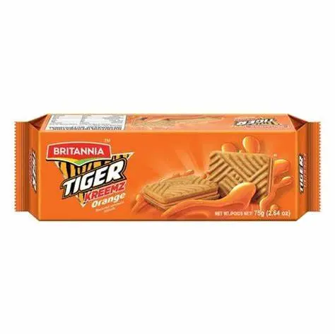 Britannia tiger kreemz orange 72g