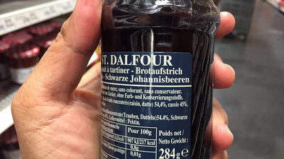 ST Dalfour Blackcurrant Jam 284g