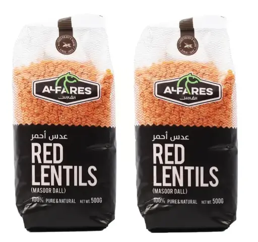 Al fares Masoor Dall 2x500g