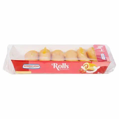 Americana 6pcs Mini Roll Strawberry 