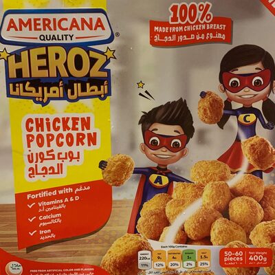Americana Chicken Pop Corn 400g