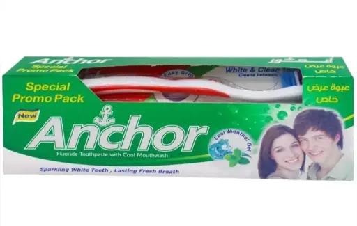 Anchor T/Paste 135g Cool Mentol +T/B Free