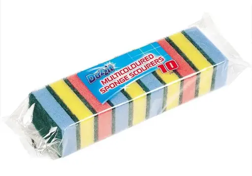 Crystal Colour Sponge 10 pieces 