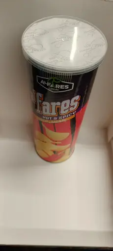 Al Fares Potato Chips Hot&spicy 140gm