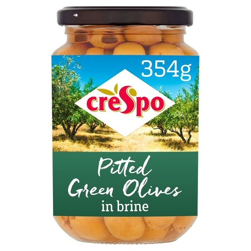Crespo Pitted Green Olives 333g
