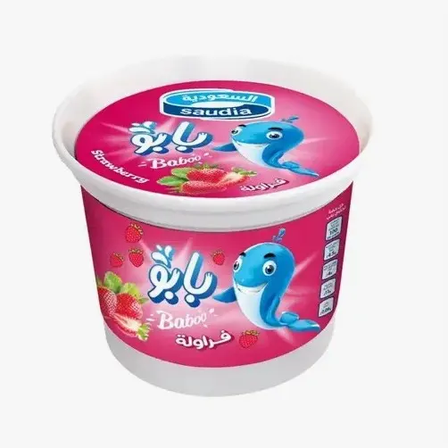 Saudia Baboo Cup Strawberry 100ml