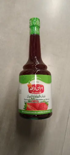 Alahlam strawberry syrup 600ml