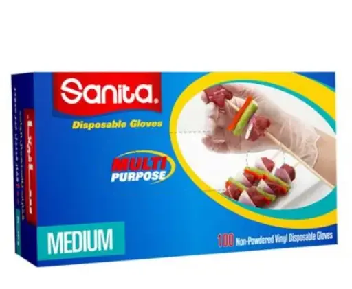 Sanita gloves medium 