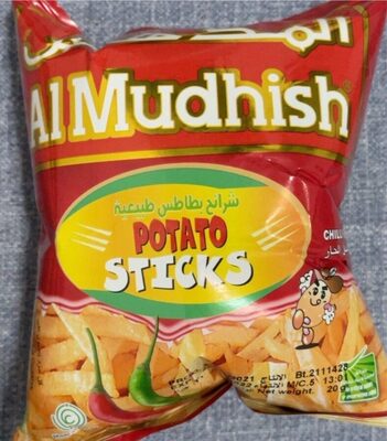 Al mudhish Potato Sticks Chilli Flavour 18g