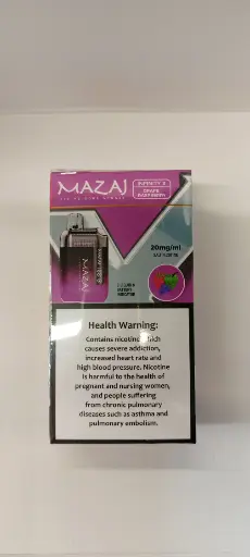 Mazaj infinity (Grape RaspBery)9000pufs 20mg