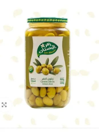 Zahr Albustan Green Olives 350g