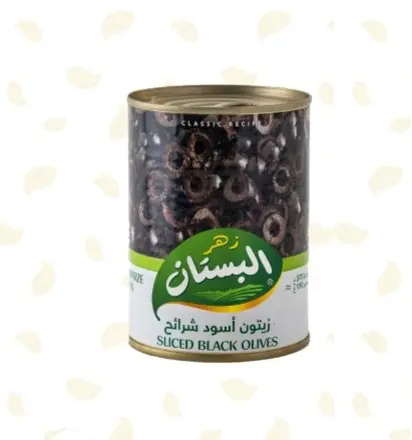 Zahr Albustan Sliced Black Olives 350g