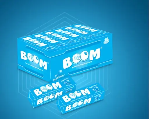 Boom Refreshing Peppermint Gum 